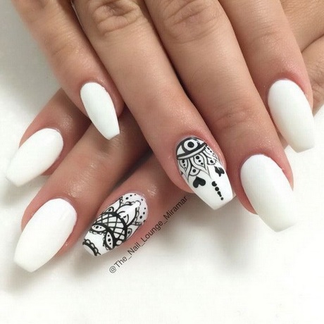 nail-art-white-design-31_2 Nail art Design alb