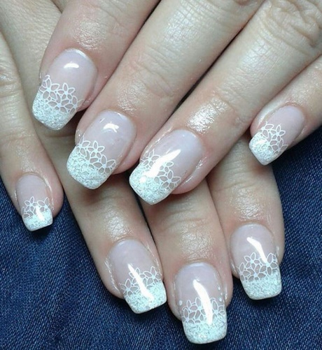 nail-designs-french-manicure-with-flowers-85_6 Modele de unghii manichiura frantuzeasca cu flori