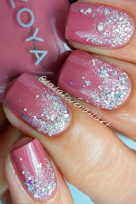 nail-designs-on-pink-polish-81_14 Modele de unghii pe lac roz