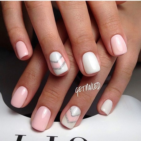 nail-designs-white-and-pink-77_8 Modele de unghii alb și roz