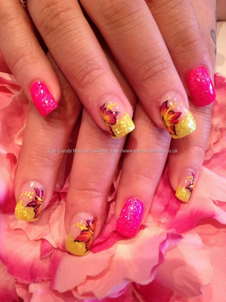 neon-pink-nail-art-56_11 Neon roz nail art