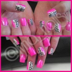 neon-pink-nail-art-56_17 Neon roz nail art