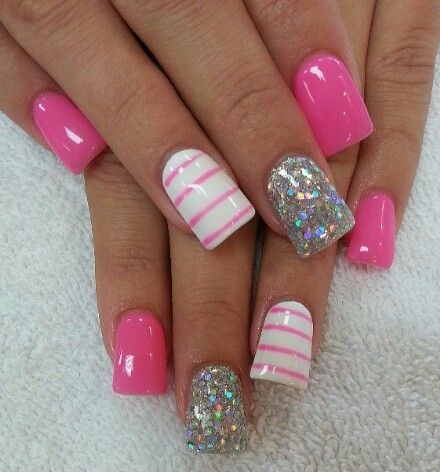 neon-pink-nails-74_16 Neon Unghii roz