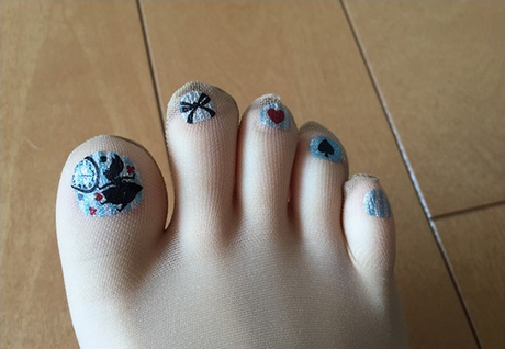 painted-toe-nail-art-33_14 Pictat deget de la picior nail art