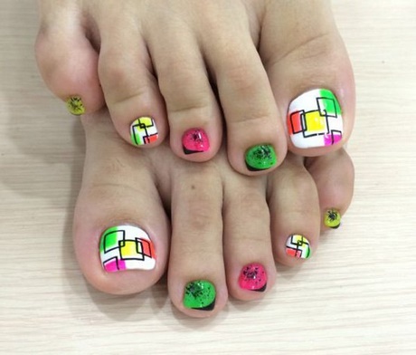 painted-toe-nail-art-33_20 Pictat deget de la picior nail art
