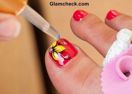 painted-toe-nail-art-33_7 Pictat deget de la picior nail art