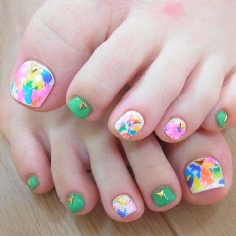 painted-toe-nail-art-33_8 Pictat deget de la picior nail art