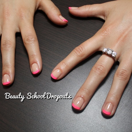 pink-and-black-french-manicure-26_3 Roz și negru manichiură franceză