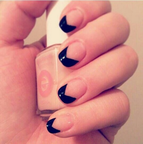 pink-and-black-french-manicure-26_5 Roz și negru manichiură franceză