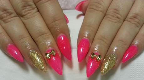 pink-and-gold-nail-art-designs-64_8 Modele de unghii roz și auriu