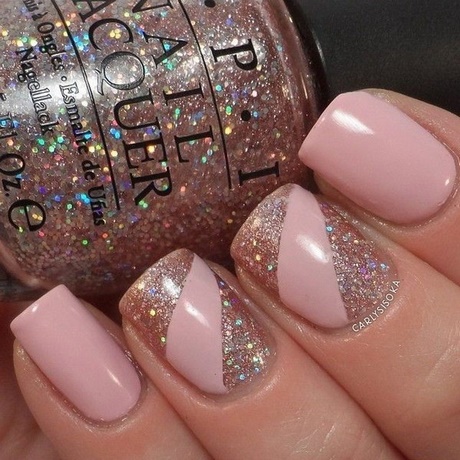 pink-and-gold-nail-designs-33_18 Modele de unghii roz și auriu