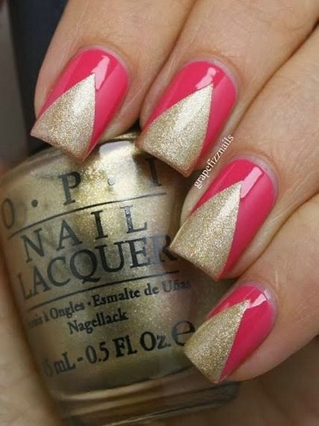 pink-and-gold-nails-36_17 Roz și aur cuie