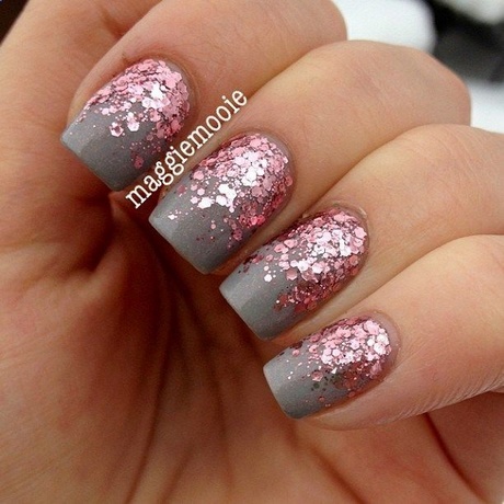 pink-and-grey-nail-designs-19_10 Modele de unghii roz și gri