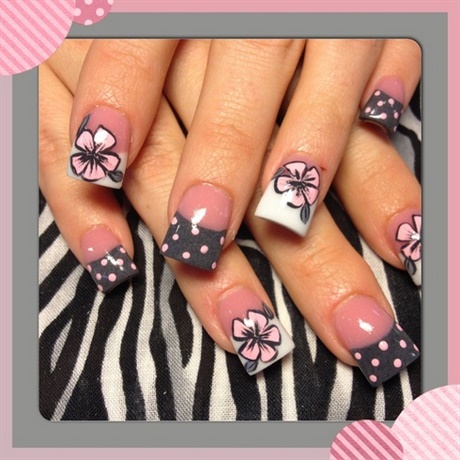 pink-and-grey-nail-designs-19_15 Modele de unghii roz și gri