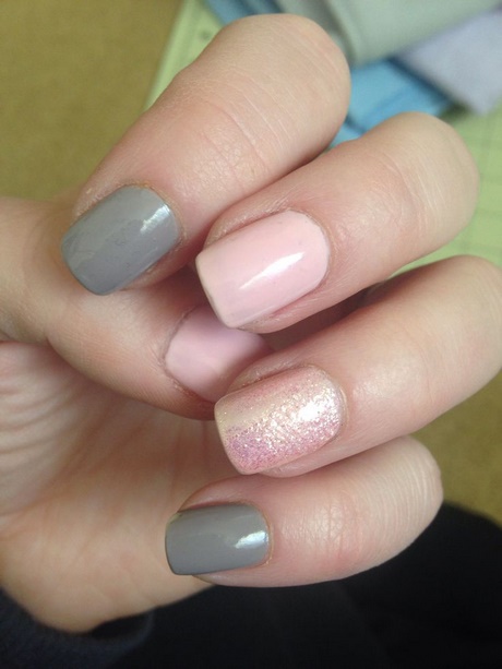 pink-and-grey-nails-68_5 Unghii roz și gri
