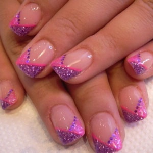 pink-and-purple-nail-art-designs-96_14 Modele de unghii roz și violet