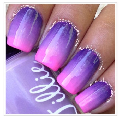 pink-and-purple-nail-art-designs-96_5 Modele de unghii roz și violet