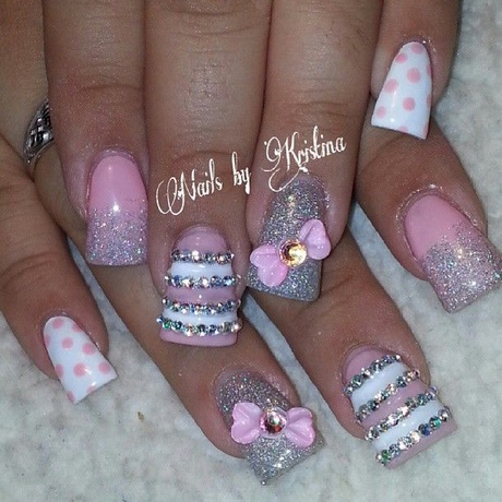 pink-and-white-acrylic-nail-designs-69_16 Modele de unghii acrilice roz și alb