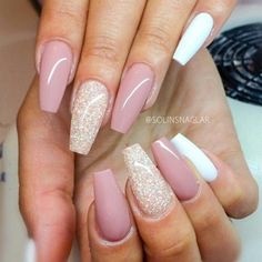 pink-and-white-acrylic-nail-designs-69_19 Modele de unghii acrilice roz și alb