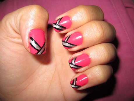 pink-color-nail-art-39_10 Arta unghiilor de culoare Roz