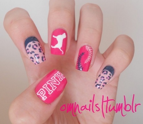 pink-cute-nails-75_19 Roz unghii drăguț