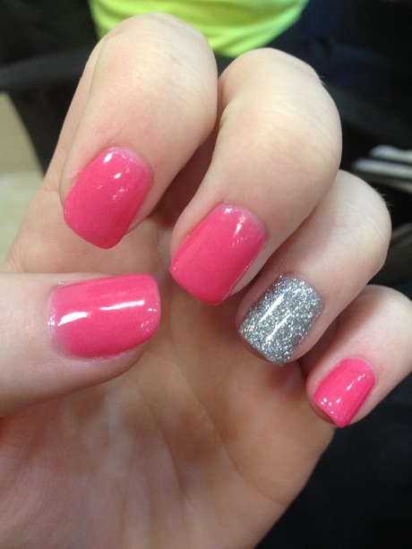 pink-cute-nails-75_5 Roz unghii drăguț