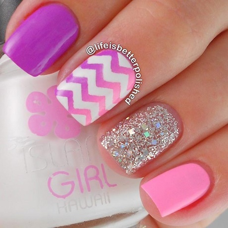 pink-cute-nails-75_6 Roz unghii drăguț