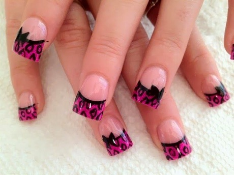 pink-french-nail-art-14_14 Roz Franceză nail art