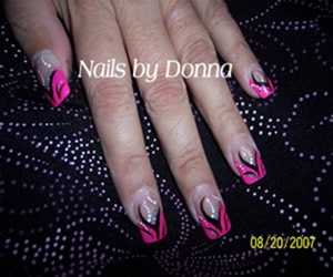 pink-french-nail-art-14_20 Roz Franceză nail art