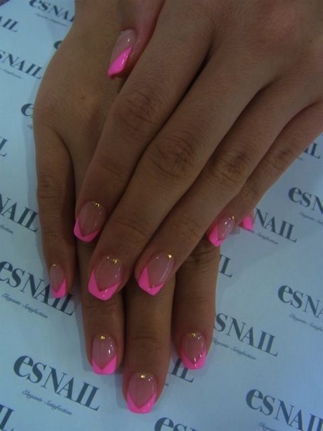 pink-french-nail-designs-71_3 Roz modele de unghii franceze