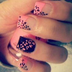 pink-n-black-nail-designs-28_17 Roz n negru modele de unghii
