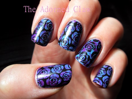 purple-and-blue-nail-designs-32_19 Modele de unghii violet și albastru