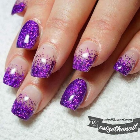 purple-french-manicure-designs-16_6 Modele de manichiură franceză violet