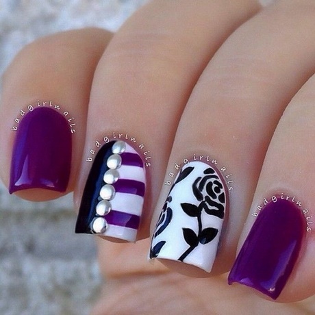 purple-nail-art-ideas-01_17 Idei de unghii violet