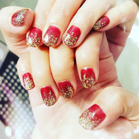 red-and-gold-nail-art-designs-37_20 Modele de unghii roșii și aurii