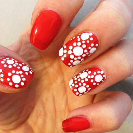 red-and-white-nail-polish-designs-06_11 Modele de lacuri de unghii roșii și albe