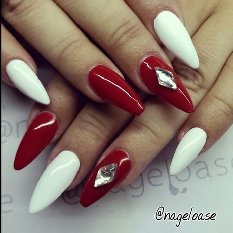 red-and-white-nail-polish-designs-06_9 Modele de lacuri de unghii roșii și albe