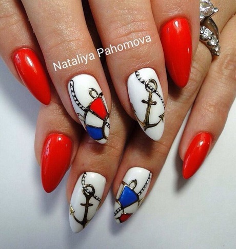 red-and-white-nails-96_8 Unghiile roșii și albe