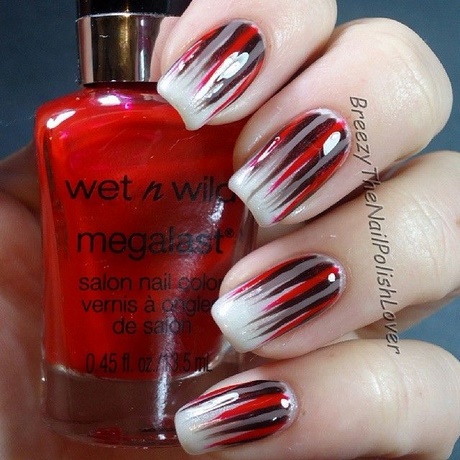 red-black-and-white-nail-art-26_5 Roșu alb-negru nail art