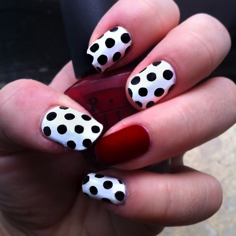 red-black-and-white-nails-62_19 Roșu alb-negru cuie