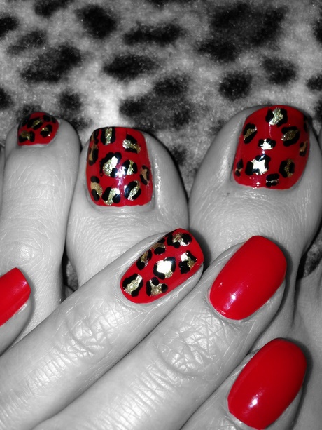 red-black-and-white-toe-nail-designs-16_14 Modele de unghii roșu negru și alb