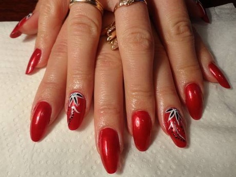 red-color-nail-design-80_9 Design de unghii de culoare roșie