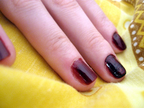 short-matte-black-nails-95_15 Unghii scurte negre mat