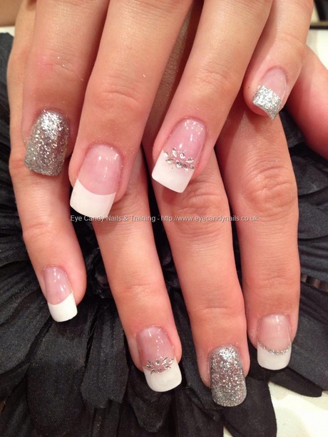 silver-and-white-nails-44_10 Argint și unghii albe