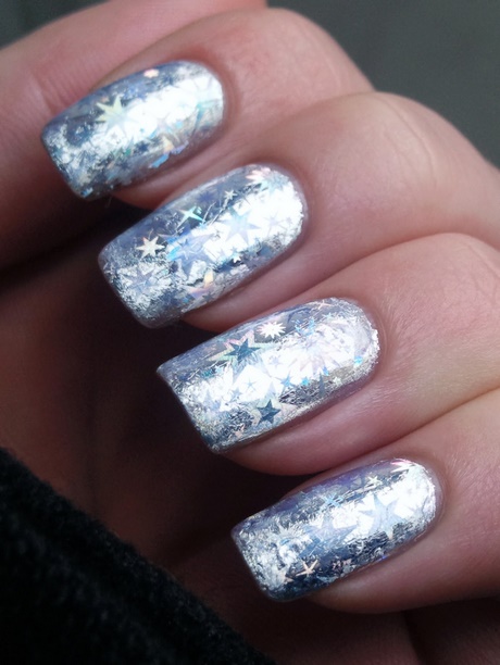silver-nail-art-ideas-79_6 Idei de unghii de argint