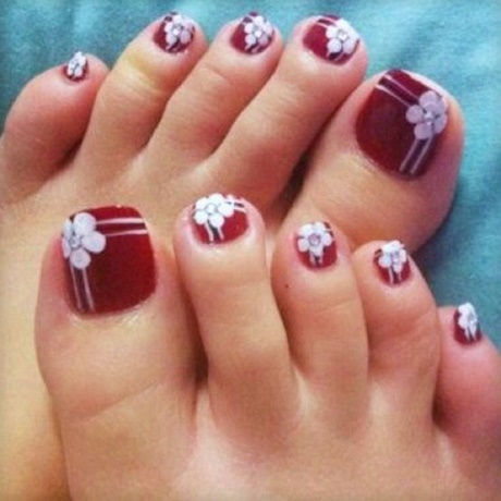 simple-nail-art-for-toes-67_6 Unghii simple pentru degetele de la picioare