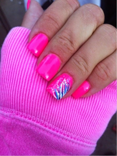 simple-pink-nails-77_9 Unghii simple roz