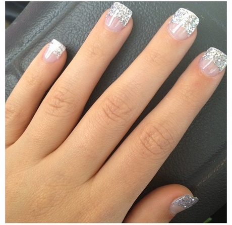 sparkly-french-nails-27_15 Sparkly Franceză cuie