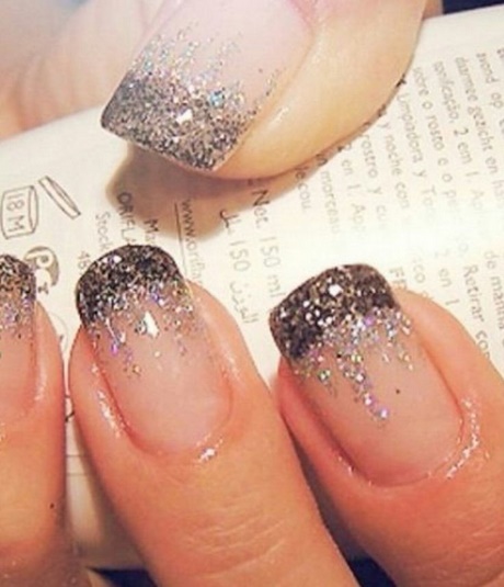 sparkly-french-nails-27_9 Sparkly Franceză cuie