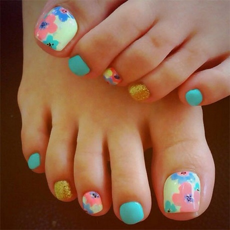 toe-nail-art-designs-for-summer-51_12 Toe nail art modele pentru vara